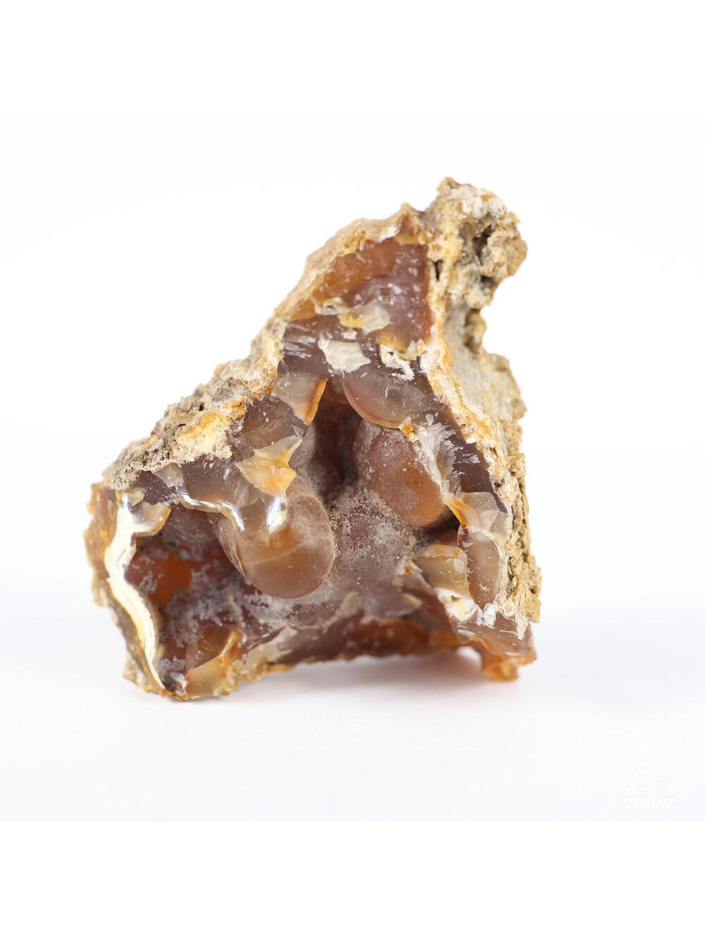 Botryoidal Chalcedony Geode Chunk 39g UV Reactive Crystal Mineral Specimen 0175
